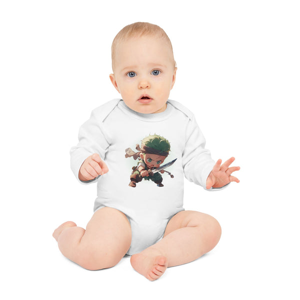 Baby Long-Sleeve Organic Bodysuit