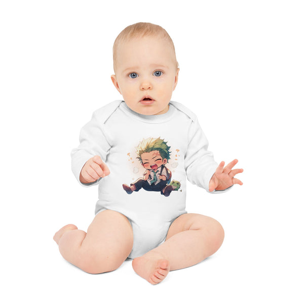 Baby Long-Sleeve Organic Bodysuit